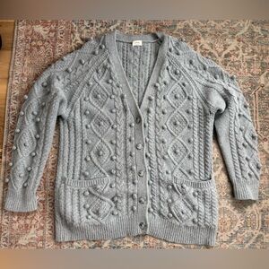 Wilfred Light Gray “Alps” Cardigan